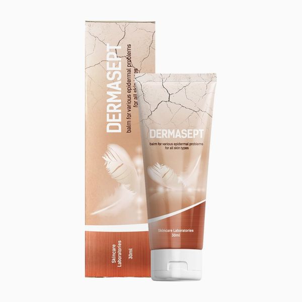 Dermasept balm 30 ml tubus dobozzal, for all skin types, Skincare Laboratories felirat