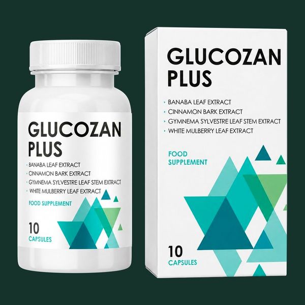 Glucozan PLUS flakon, 10 kapszula, banaba, fahéj, gymnema és króm felirattal